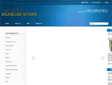 Tablet Screenshot of museumstore.navyhistory.org